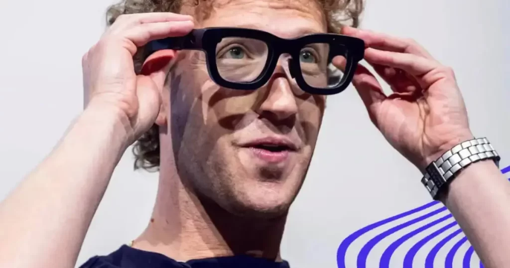 Mark testa óculos Meta e Oakley.