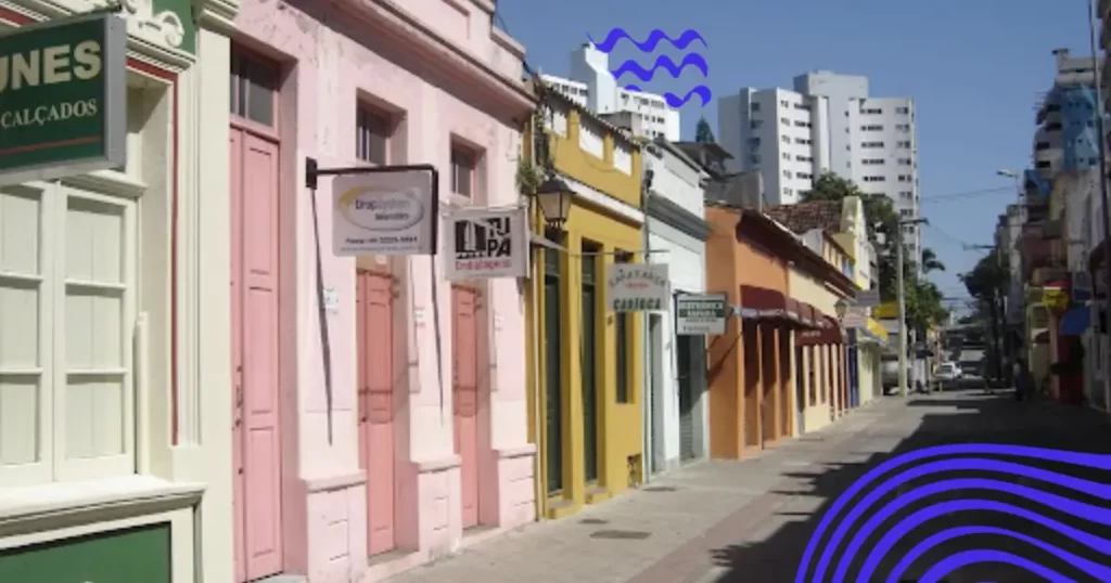 Rua Conselheiro Mafra, no centro de Florianópolis.