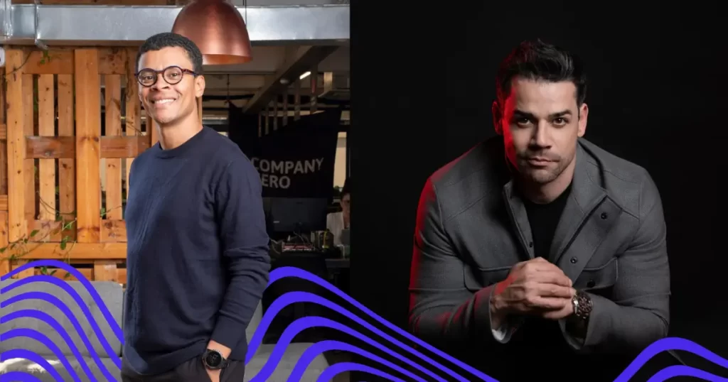 Philipe Marques, da Company Hero, e Cristiano Soares, da Deel.
