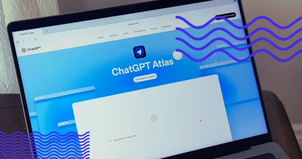 ChatGPT Atlas, navegador lançado pela OpenAI.