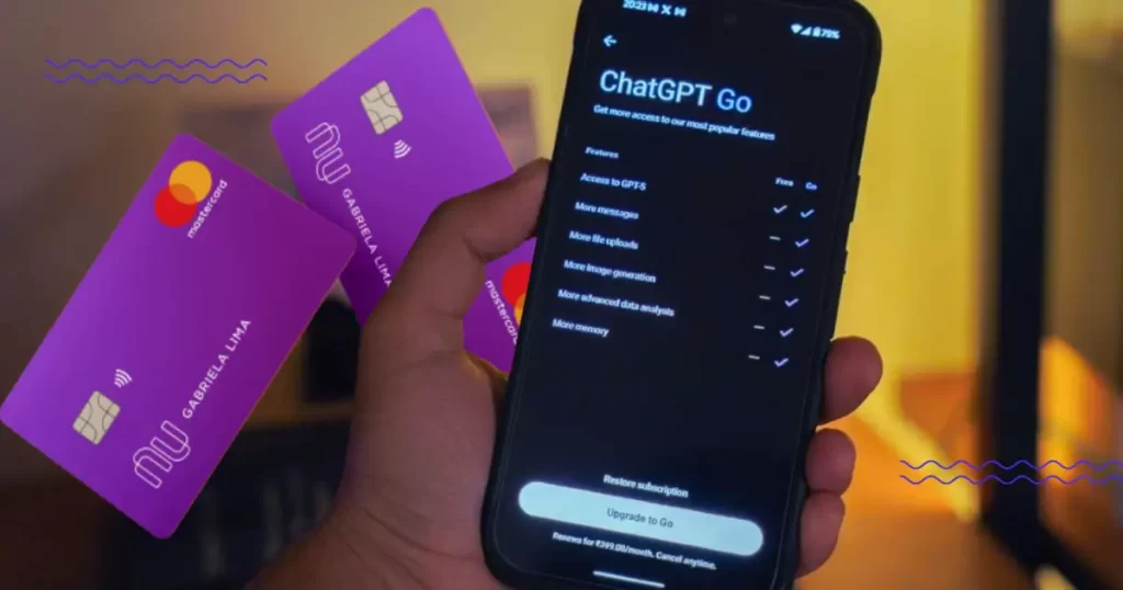 ChatGPT Go e Nubank parceria.