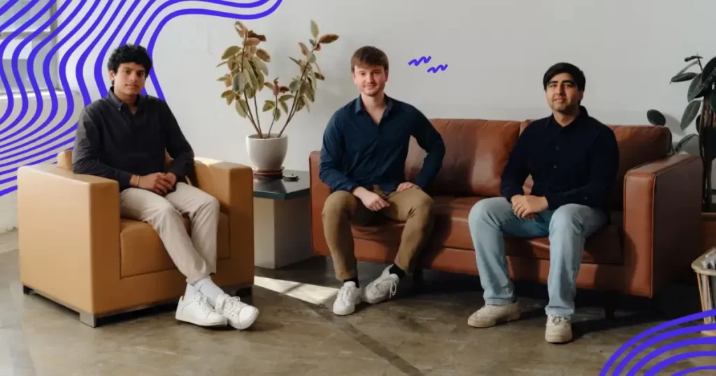 Trio de fundadores da Mercor.