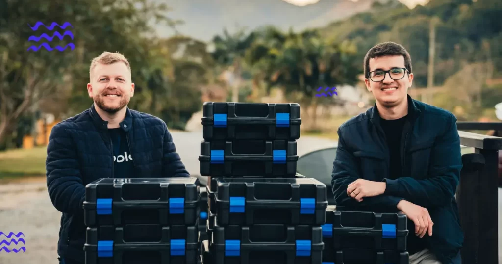 Jean Zart (CEO) e Luiz Felipe (CTO), founders da Prolog.