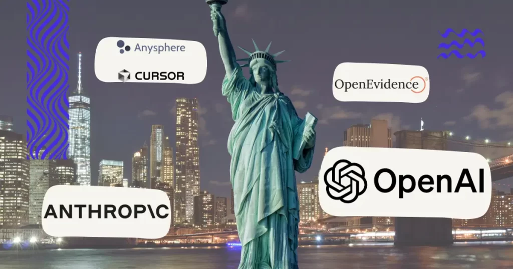 Startups dos EUA que tiveram rodadas bilionárias.