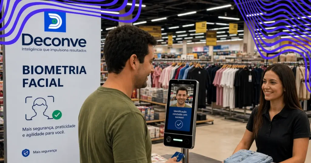 Deconve usa biometria facial para prevenir fraudes no varejo físico.