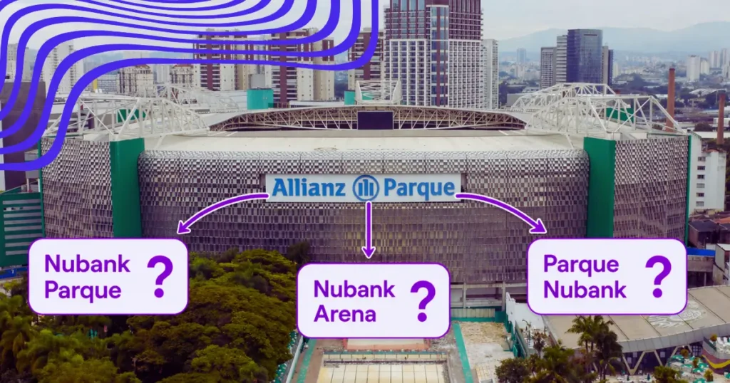 Nubank assume naming rights do estádio do Palmeiras.