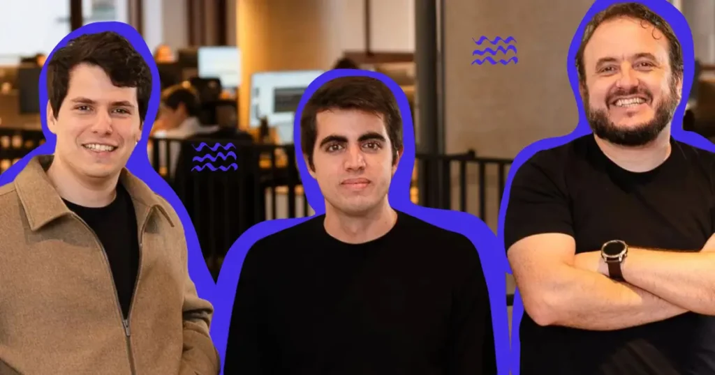 Founders da Enter: Henrique Vaz, Mateus Costa-Ribeiro e Michael Mac-Vicar.