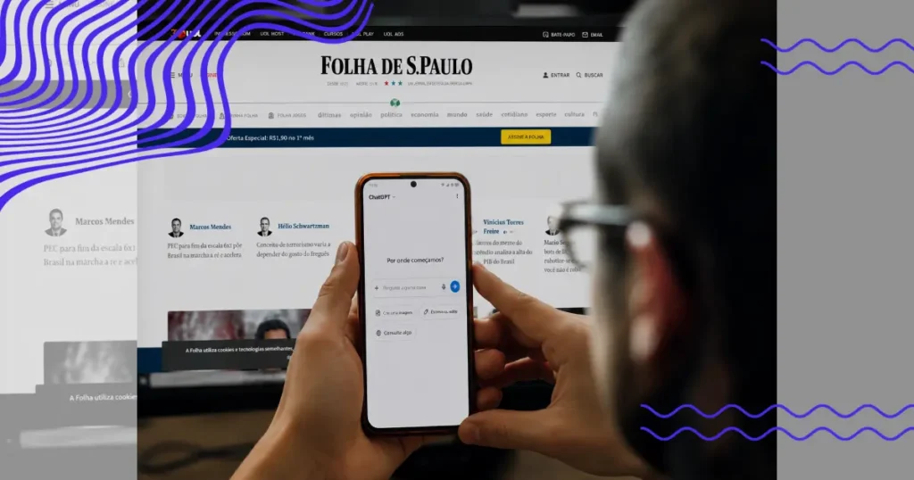 OpenAI, Folha e UOL fecham acordo inédito.