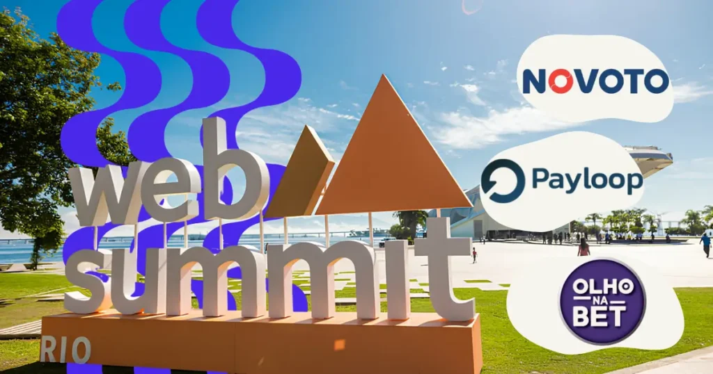 Novoto, Payloop e Olho na BET se destacam no Web Summit Rio 2026.