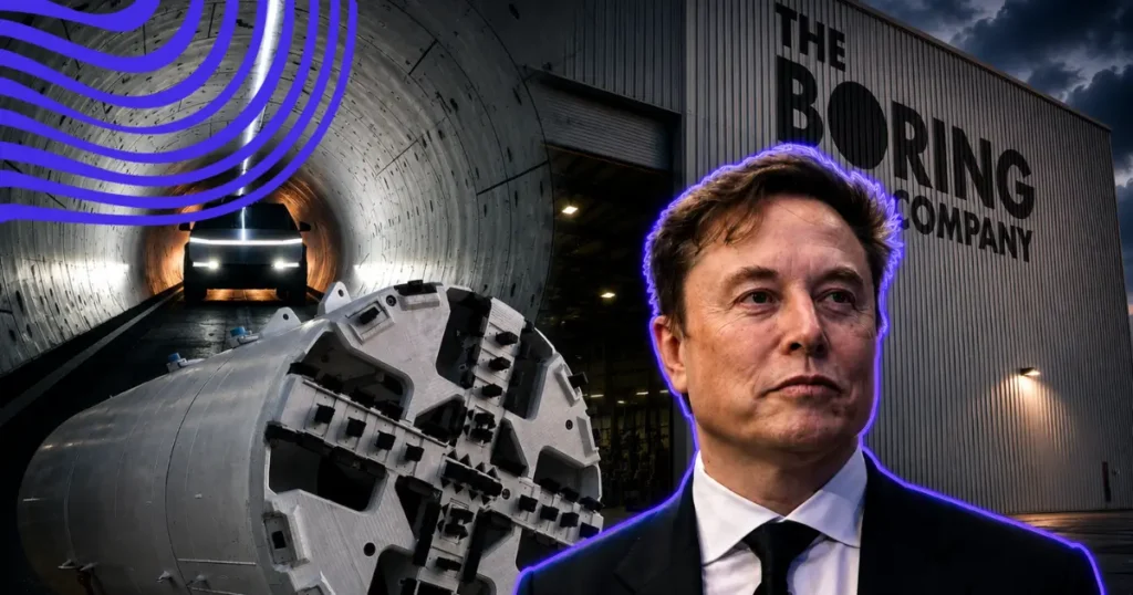 Elon Musk capta 4 bi de dólares com The Boring Company.