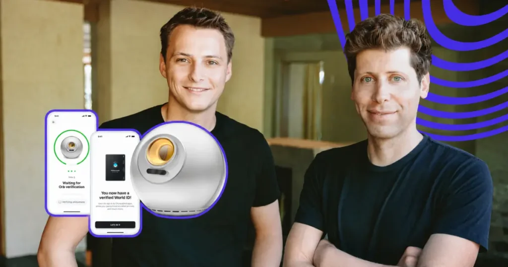 Sam Altman e Alex Blania, cofounders da World.
